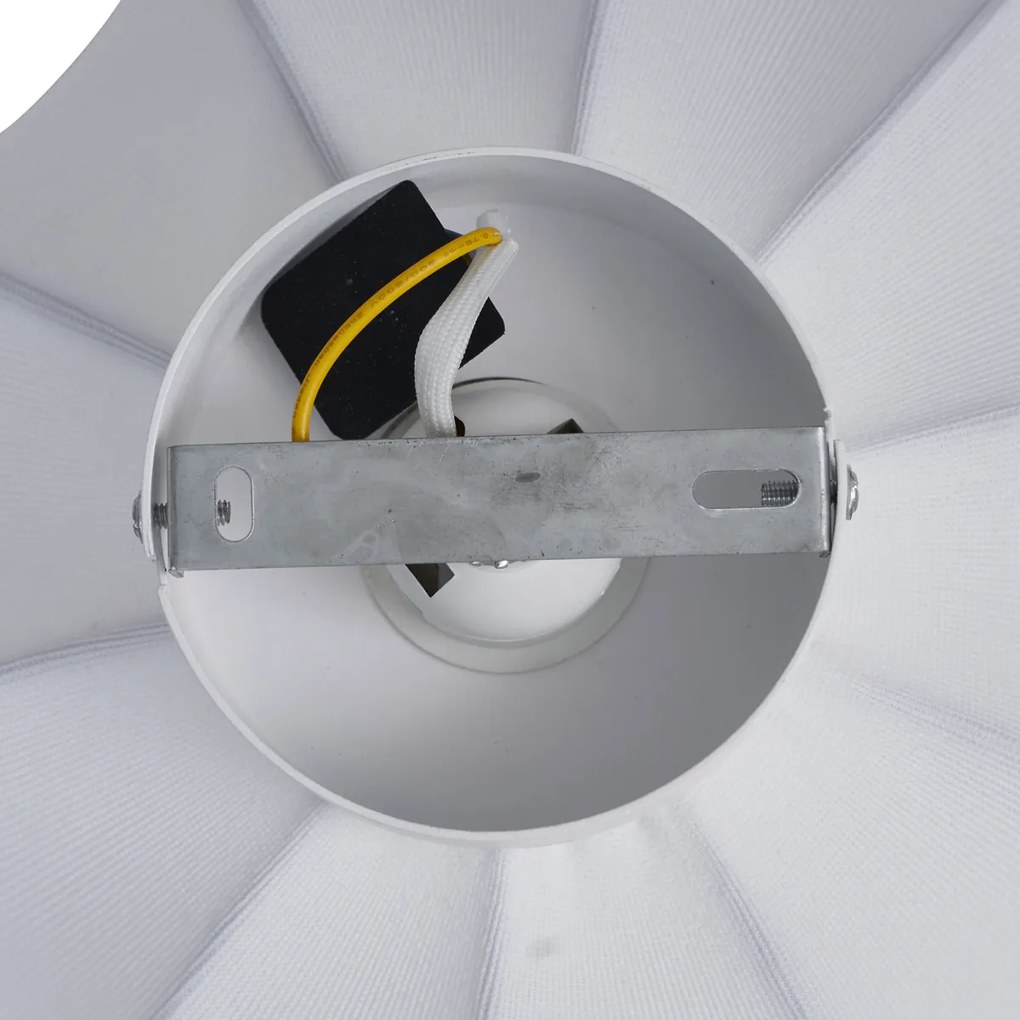 Lampa sufitowa Japandi biała 27 cm - Plu Asyesha