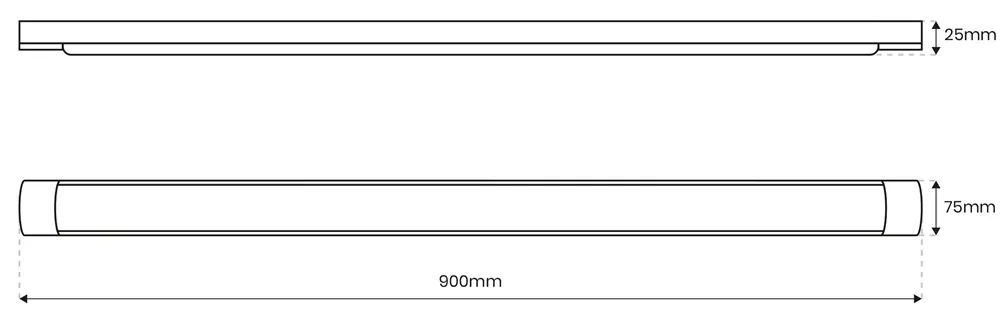 Listwa LED Batten 27W 90cm 4000K