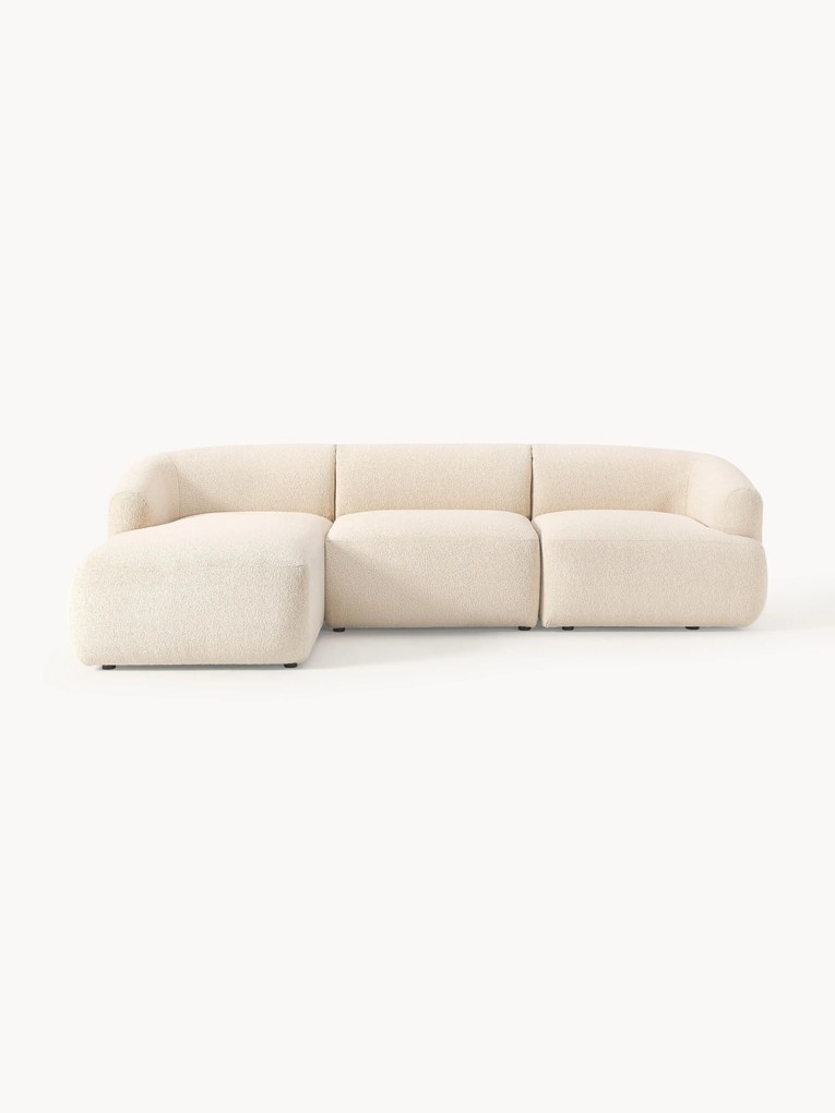 Narożna sofa modułowa Bouclé Sofia (3-osobowa)