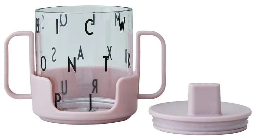 Jasnofioletowy kubek dla dzieci Design Letters Grow With Your Cup
