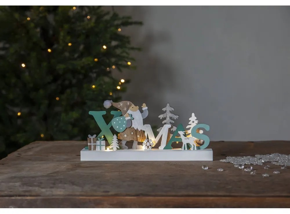 Biała dekoracja świetlna ze świątecznym motywem Reinbek – Star Trading