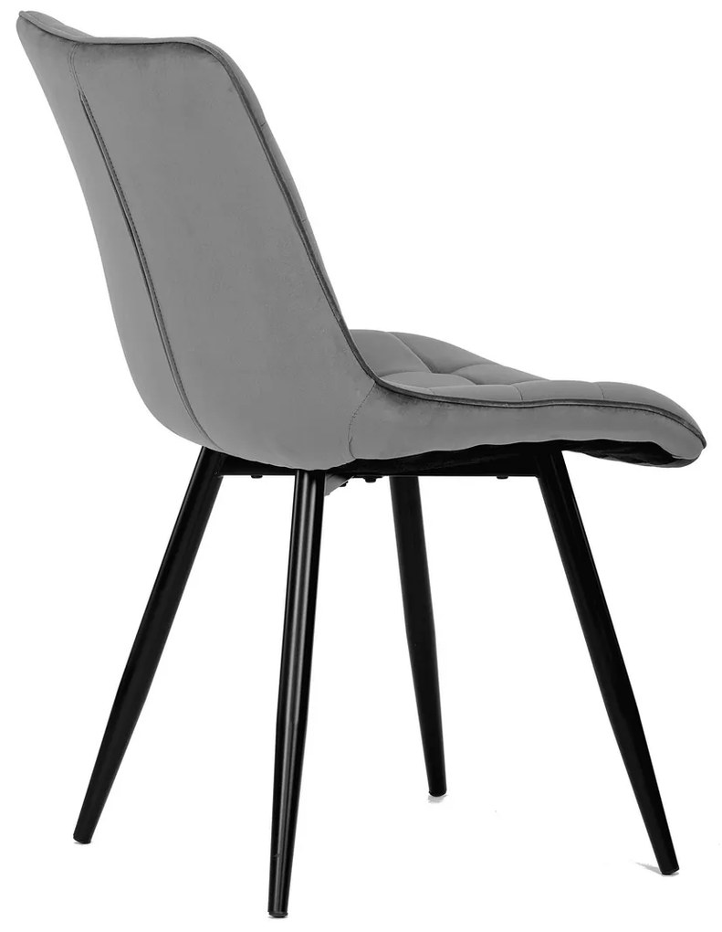 Zestaw krzeseł do jadalni CT-384 GREY4, 4 szt.