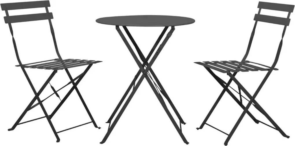 Zestaw mebli Nerovita – stalowe meble ogrodowe o nowoczesnym designie, idealne do kawiarni, ogródków gastronomicznych