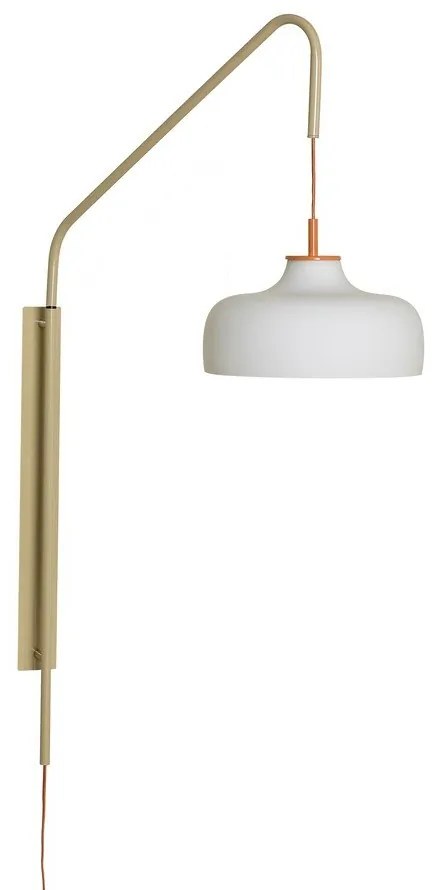 Biało-beżowy kinkiet do kontaktu ø 29 cm Current – Hübsch