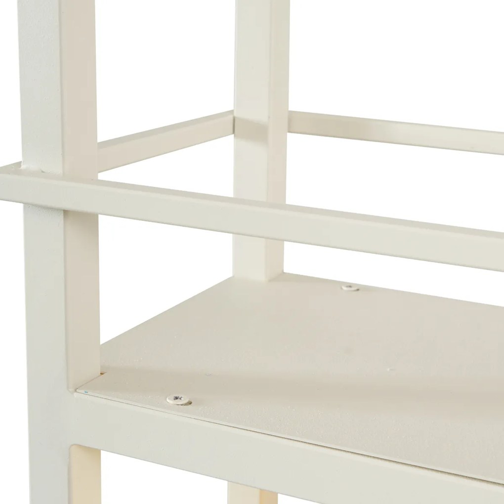 Industrialna lampa wisząca beżowa 4-punktowa - Cage RackPrzemysłowy Oswietlenie wewnetrzne