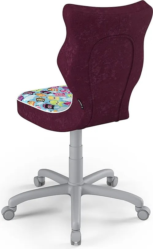 Ergonomiczne krzesło dla młodzieży Petit Grey rozmiar 6 (159-188 cm) wzory