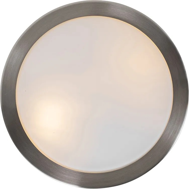 Nowoczesna lampa sufitowa zewnętrzna stalowa 23 cm IP44 - Flavi