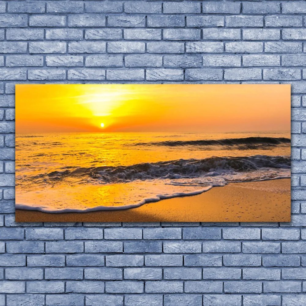 Obraz na płótnie Cichy Wieczór nad Morzem