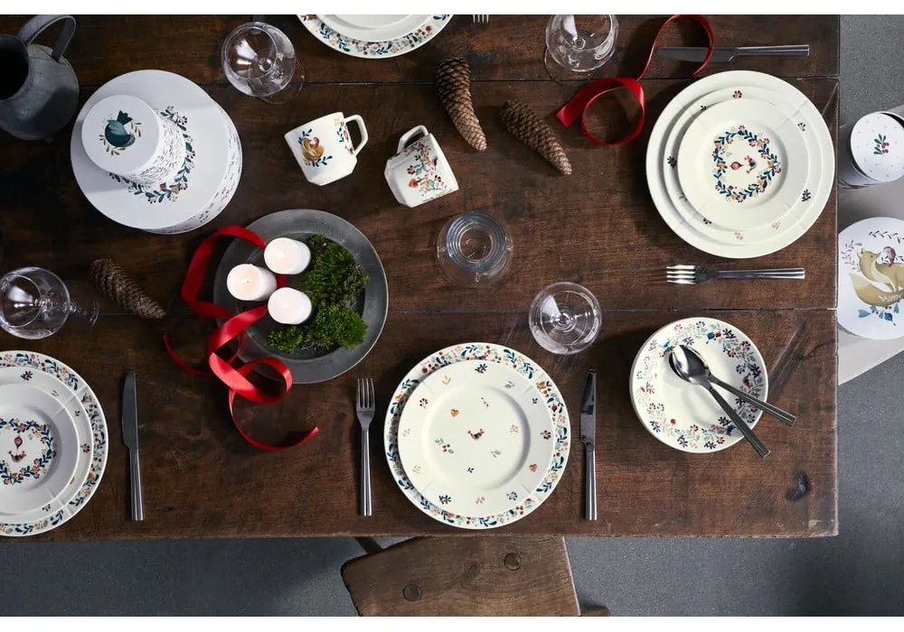 Biały porcelanowy talerz ø 27 cm Grand Cru Cottage – Rosendahl