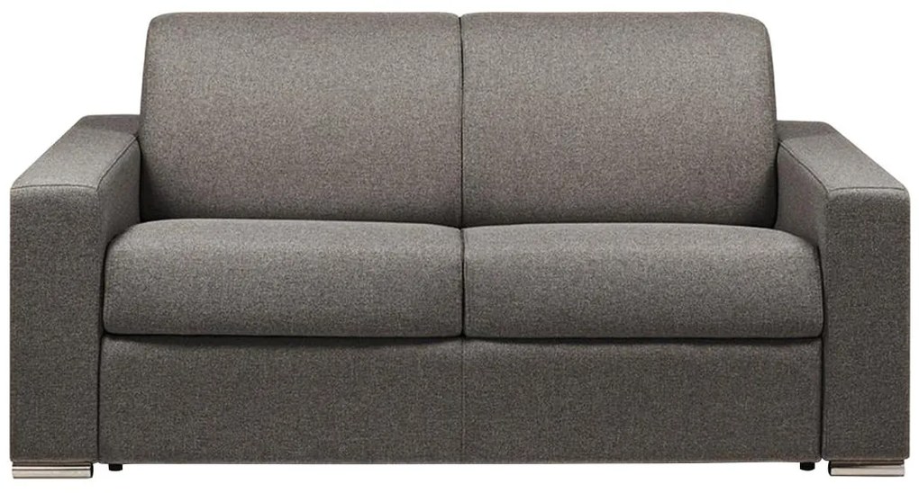 Kanapa 2-osobowa z ekspresowym mechanizmem rozkładania z tkaniny CALITO - Kolor: antracytowy - Miejsce do spania: 120 cm - Materac 18 cm