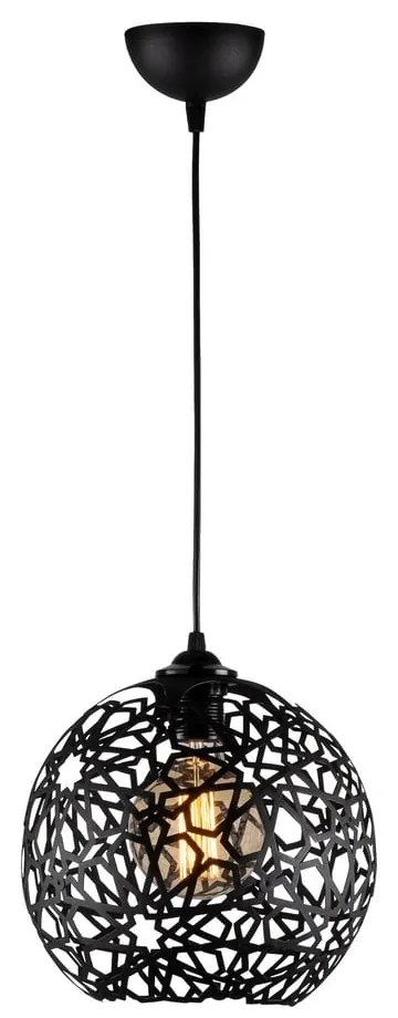 Czarna lampa wisząca ø 25 cm Fellini – Opviq lights