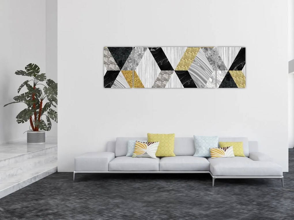 Obraz - Teksturowany wystrój (170x50 cm)