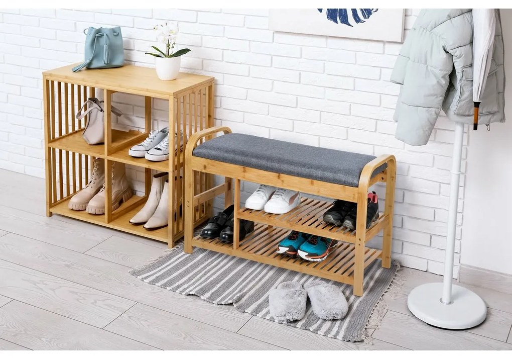 G21 Bambusowy półka na buty