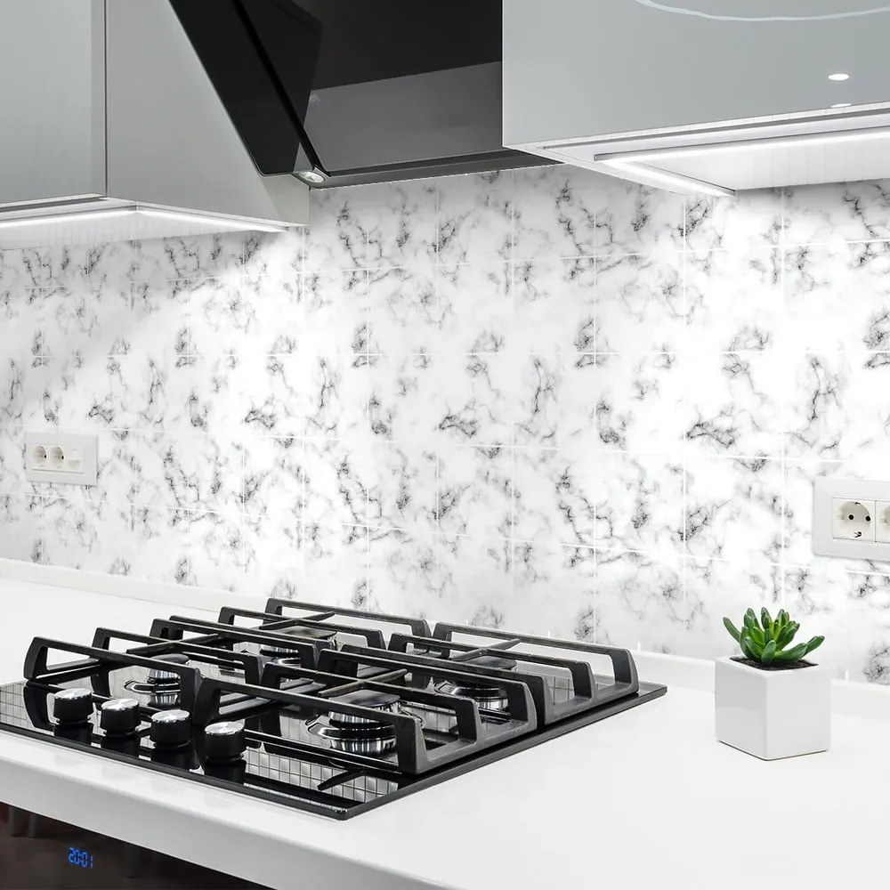 Zestaw naklejek na kafelki 24 szt. 10x10 cm Marble – Ambiance