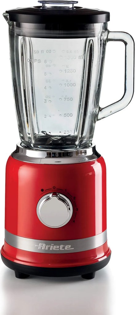 Czerwony blender kielichowy Moderna