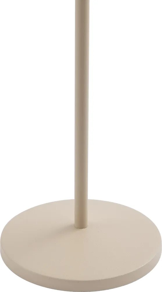 Lampa stołowa beżowa z możliwością ładowania LED ze stacją ładującą IP65 - Raika