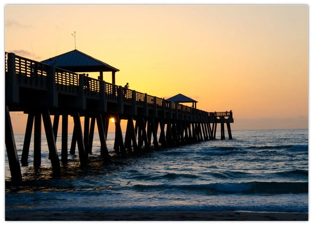 Obraz na szkle - na plaży (70x50 cm)