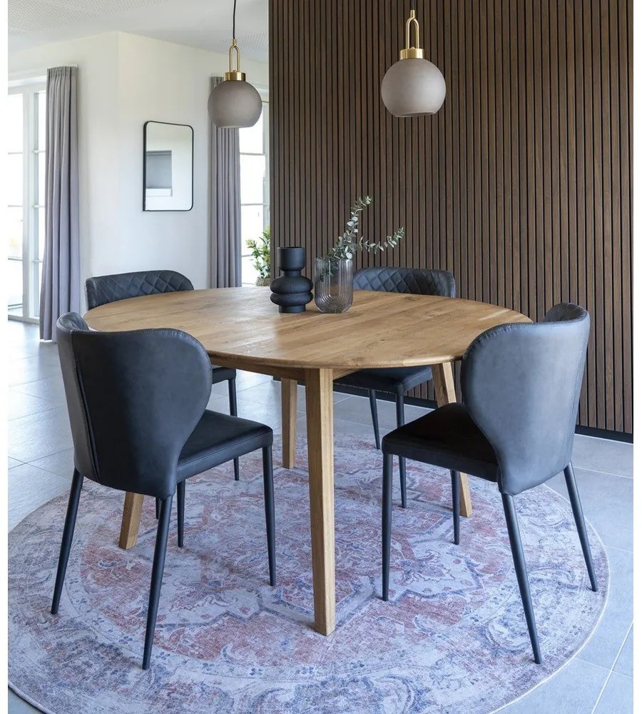 Ciemnoszare krzesła zestaw 4 szt. Pisa – House Nordic