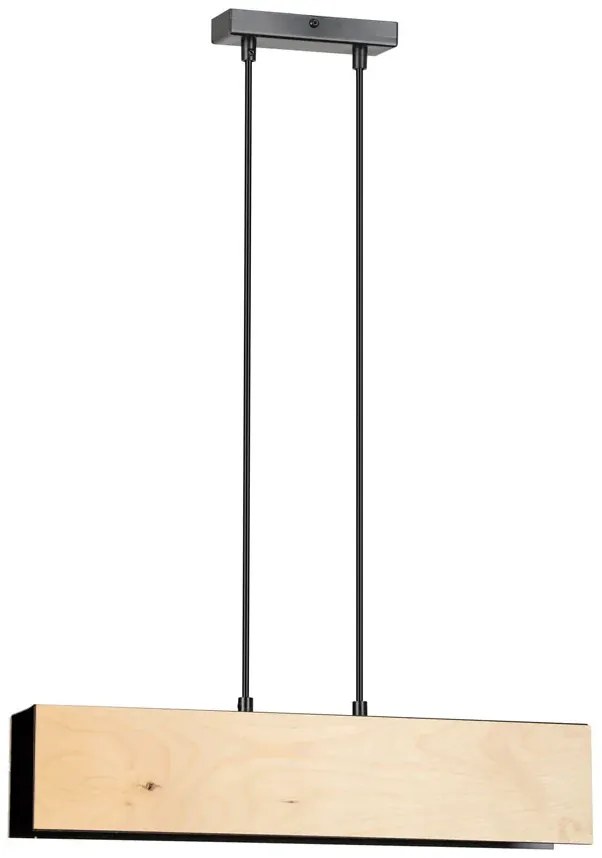 Czarna wisząca lampa sufitowa - D003-Nomad