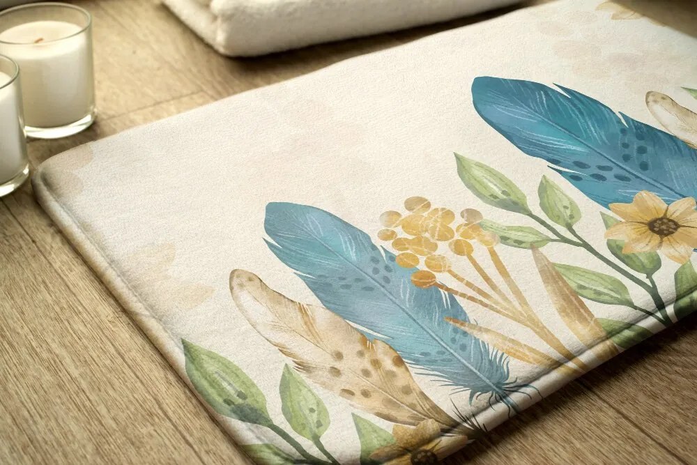 Dywanik łazienkowy Dywanik łazienkowy Ptasie Pióra