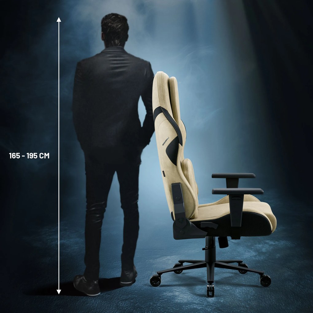 Fotel gamingowy Diablo X.One Prime, Broken Gold, Normal Size