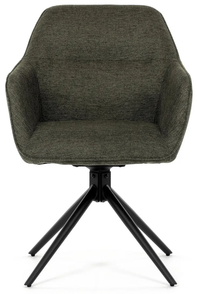 Zestaw krzeseł obiadowych z mechanizmem zwrotnymHC-536 GRN2, 2 szt.