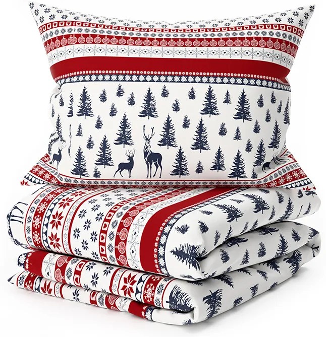 PrzytulneMieszkanie.pl PrzytulneMieszkanie.pl Pościel z mikrofibry TWINKLE CHRISTMAS kolorowa Rozmiar pościeli: 70 x 90 cm | 140 x 220 cm