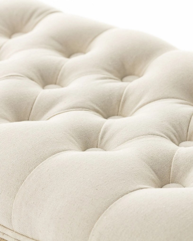 Ławka Isacco cream 114x38x48cm