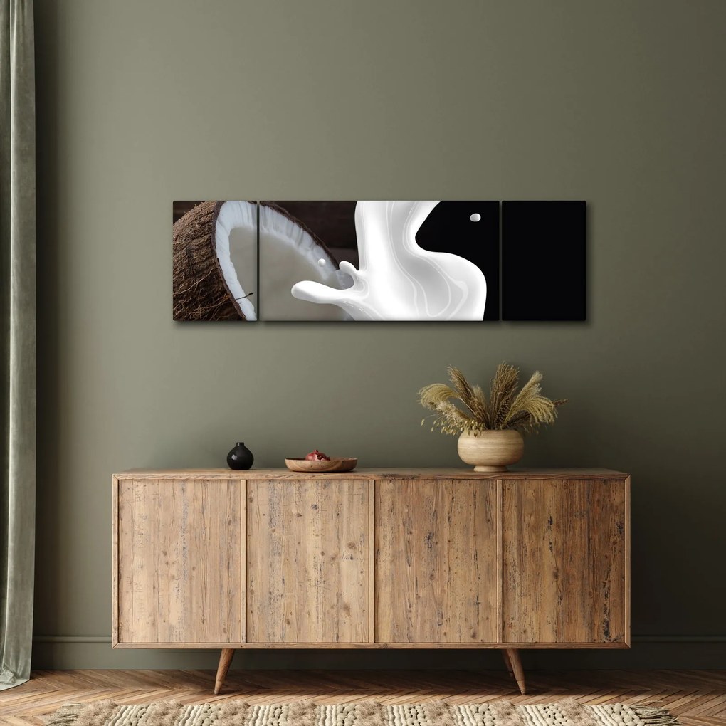 Obraz - mleko kokosowe (170x50 cm)