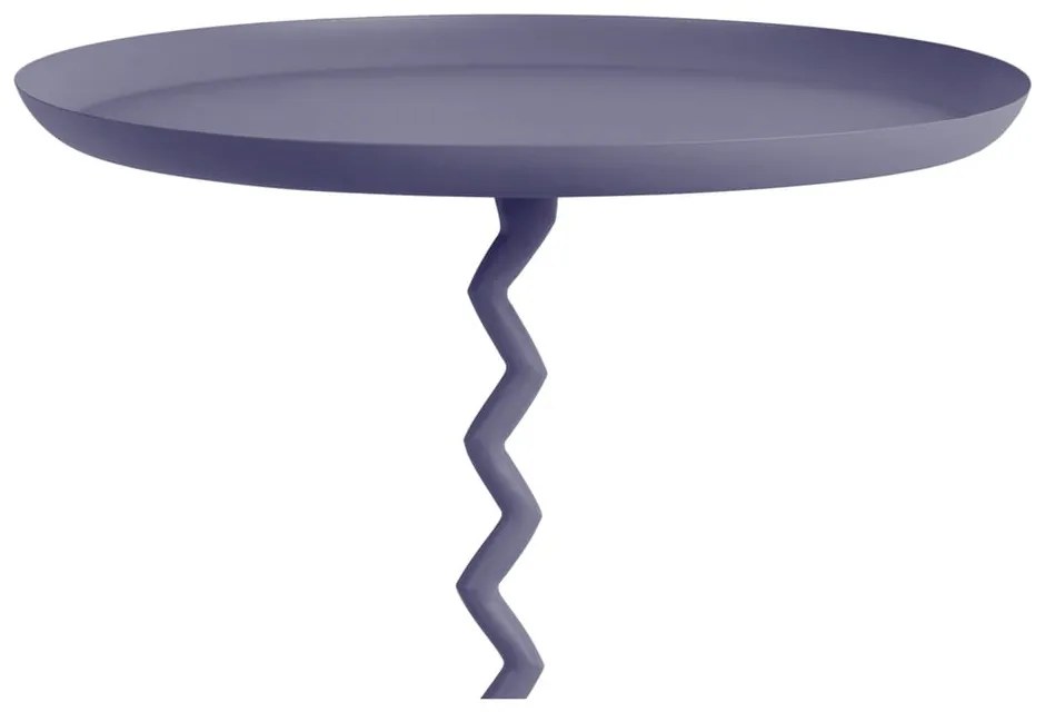Metalowy okrągły stolik ø 44 cm Zig Zag – Leitmotiv