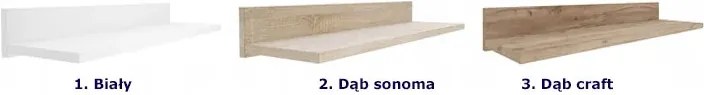 Półka Ścienna Dąb Craft 40 Cm P7-B67