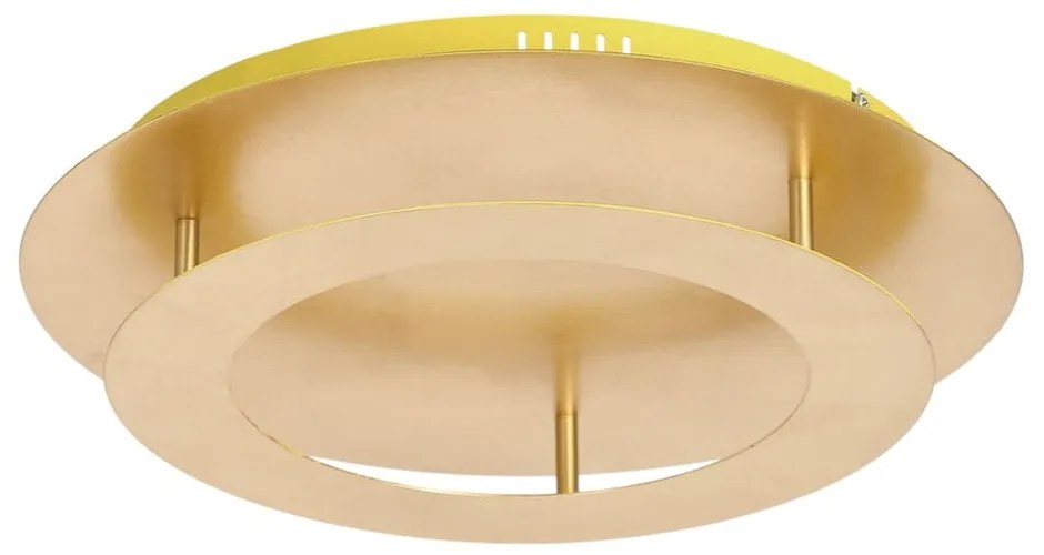 Lampa sufitowa LED w kolorze złota z metalowym kloszem 40x40 cm Merle – Candellux Lighting