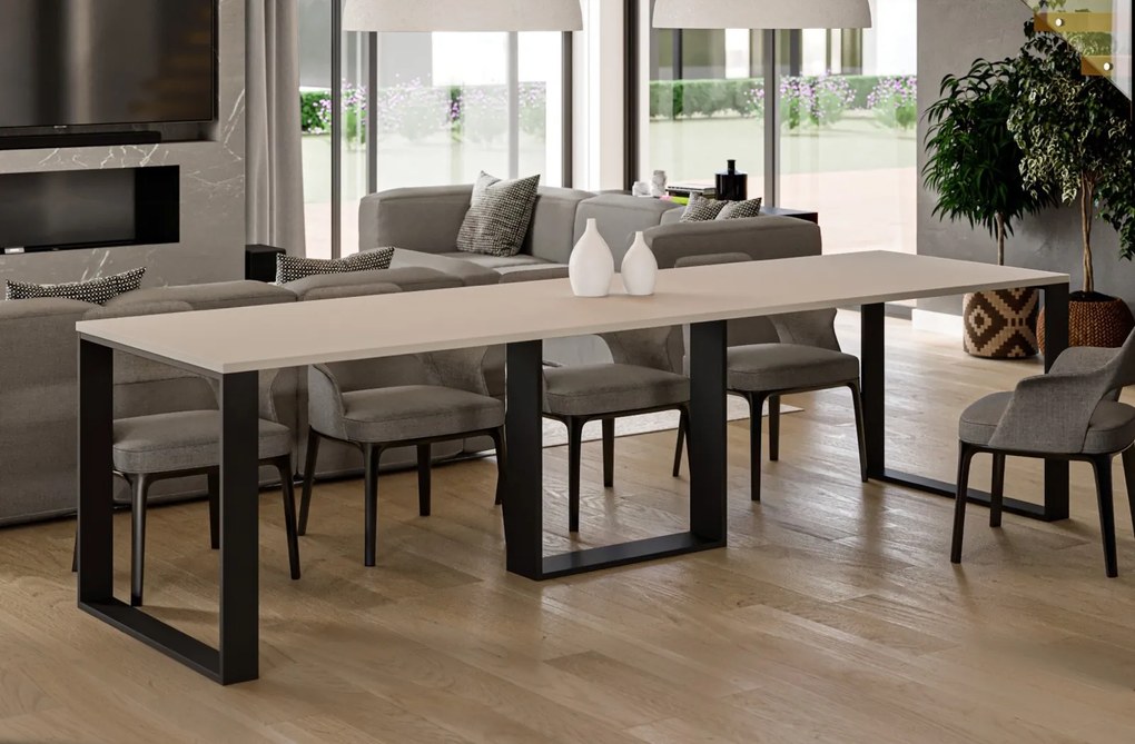 Stół Borys Bis 310 Endo rozkładany od 130 do 310 cm kaszmir