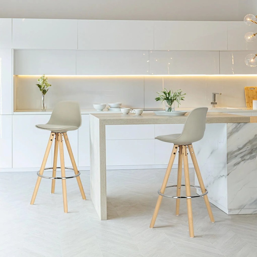 Hoker w stylu skandynawskim Nord z poduszką