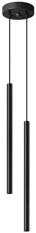 Czarna lampa wisząca sople - A378 A9-D65