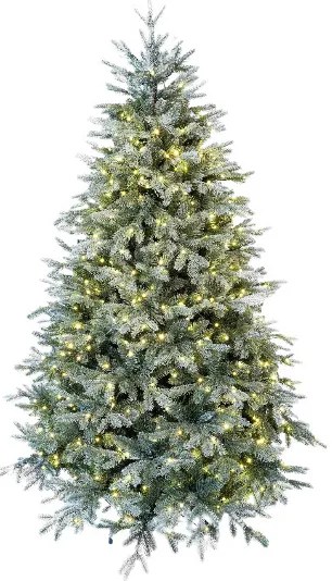 Choinka sztuczna PE Świerk Srebrny 280cm 850LED