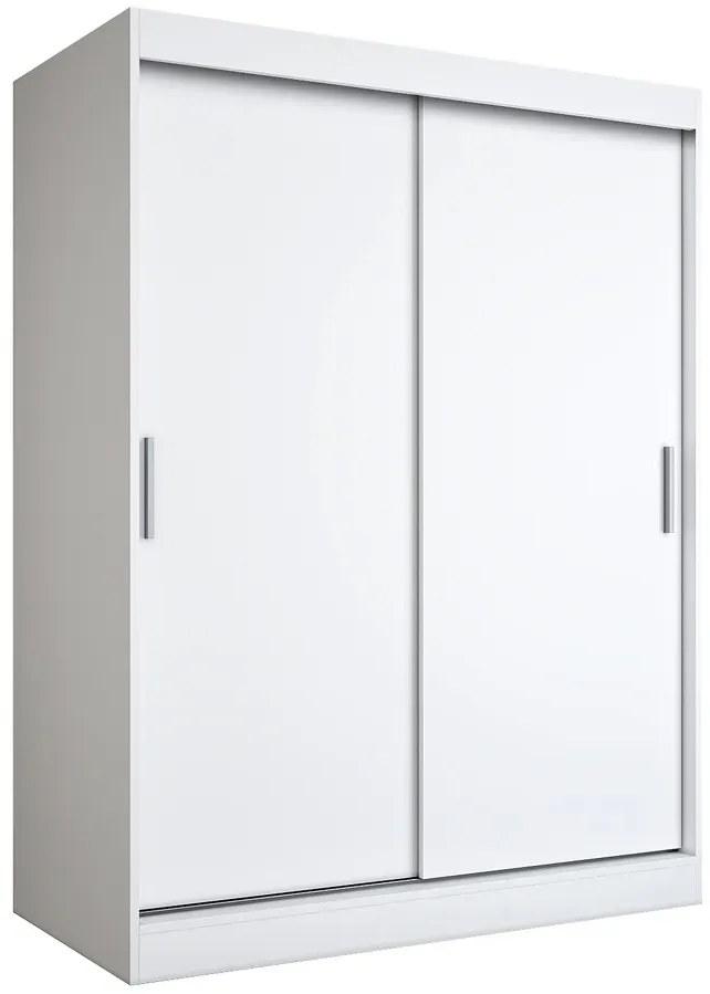 Biała szafa przesuwna 150 cm - Erco 4X