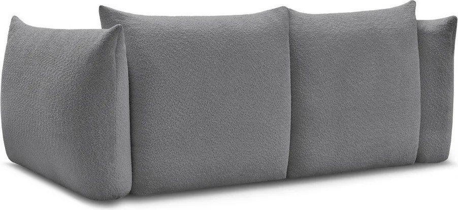 Szara sofa z materiału bouclé 234 cm Azra – Bobochic Paris