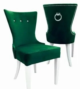 Eleganckie krzesło pikowane tapicerowane do salonu LIND