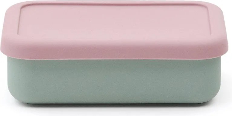 Różowo-turkusowy silikonowy pojemnik śniadaniowy dla dzieci Lili – Kave Home