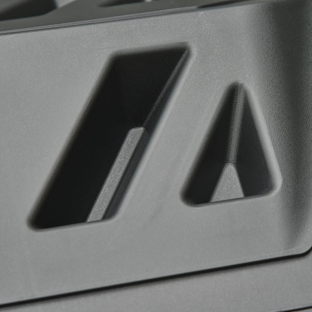 Outsunny Obracany kompostownik ogrodowy 360° z podwójną komorą, 162,74 l, czarny | Aosom PL