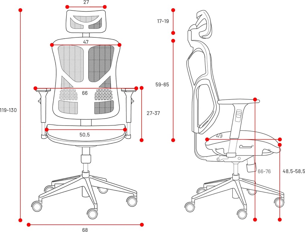 Fotel biurowy Diablo V-Basic, zgodny z normą BHP, kolor czarno-zielony