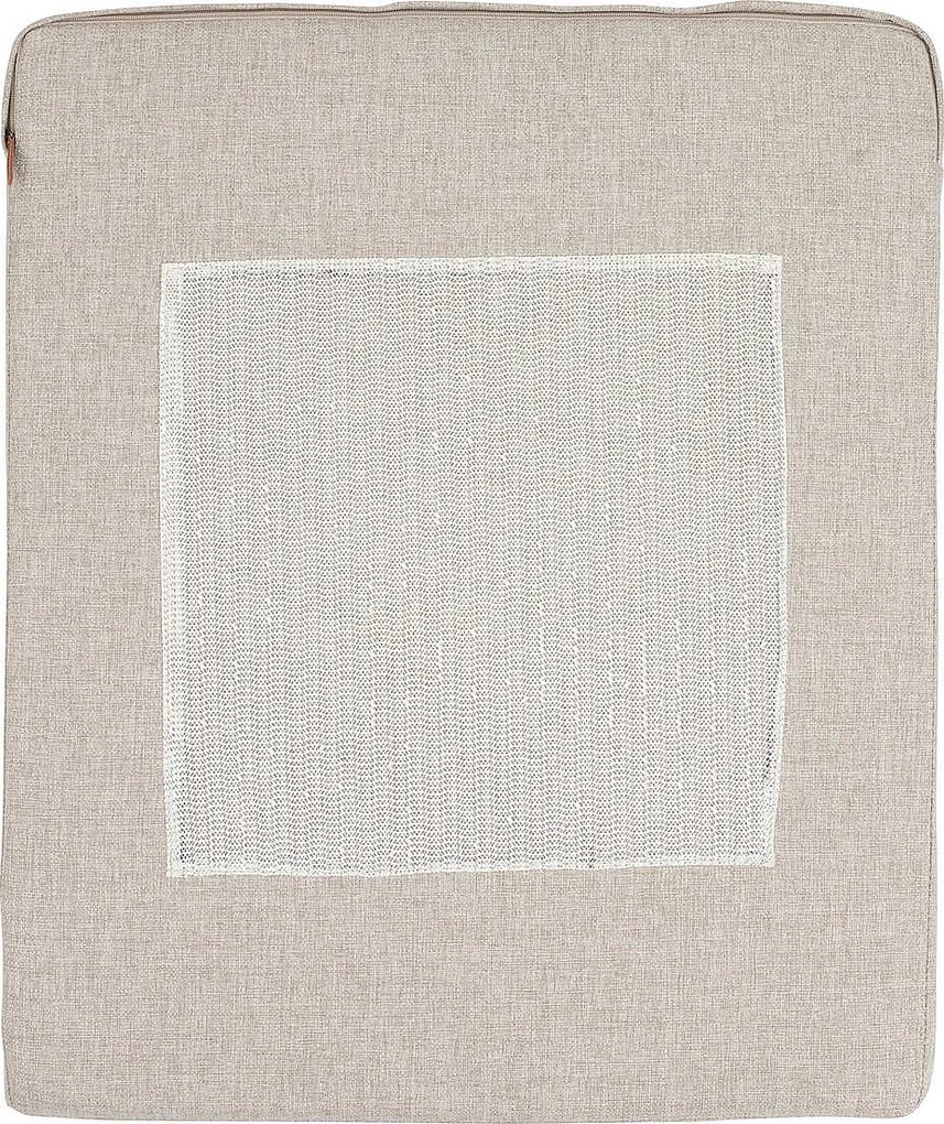 Narożny zestaw aluminiowy VANCOUVER dla 7 osób (kość słoniowa)