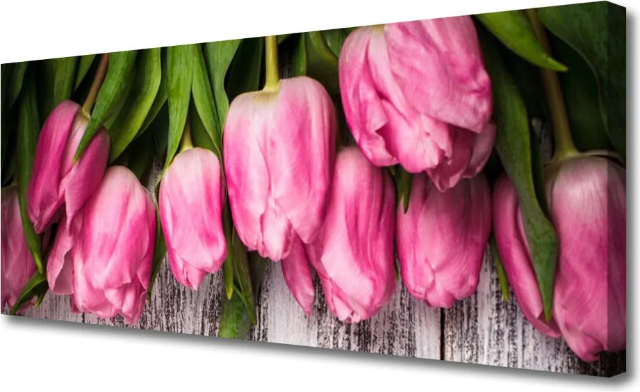Obraz na płótnie Wiosenny Powiew Tulipanów