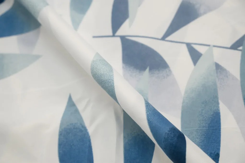 PrzytulneMieszkanie.pl PrzytulneMieszkanie.pl Pościel z mikrofibry KOVENDI niebiesko-biała Rozmiar pościeli: 2 szt 70 x 90 cm | 200 x 220 cm