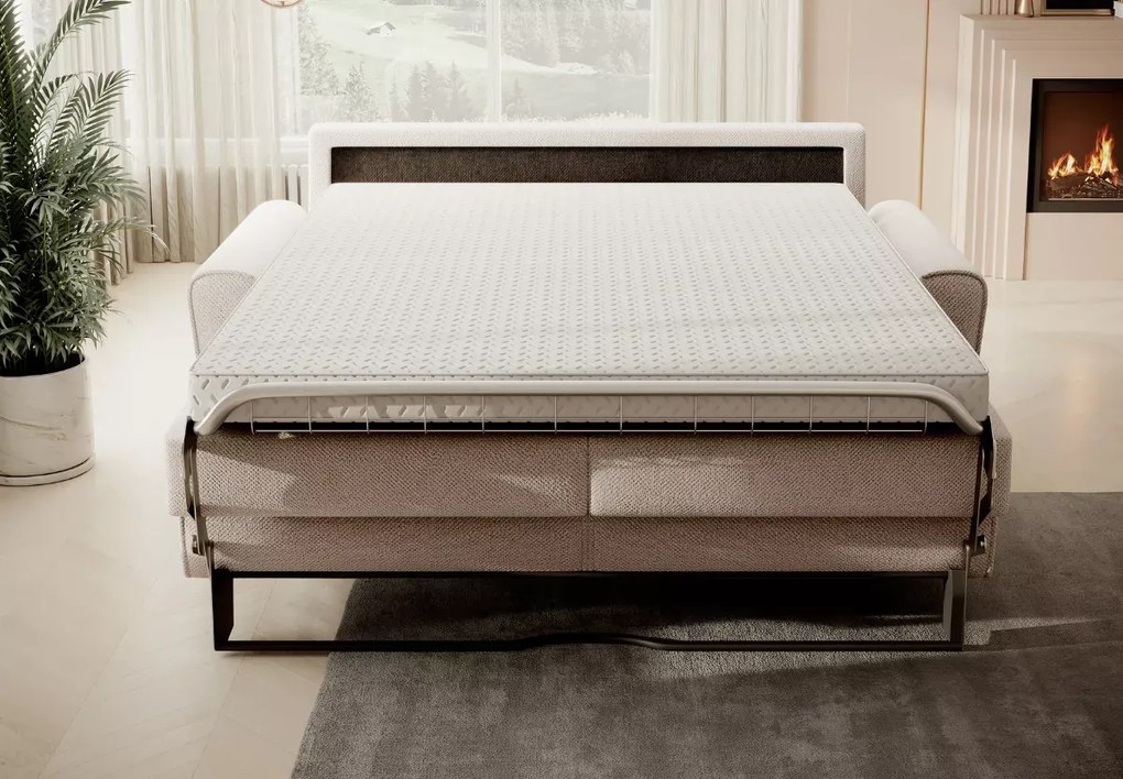 Kanapa Capri z włoskim systemem rapid - nowoczesna sofa z funkcją spania codziennego