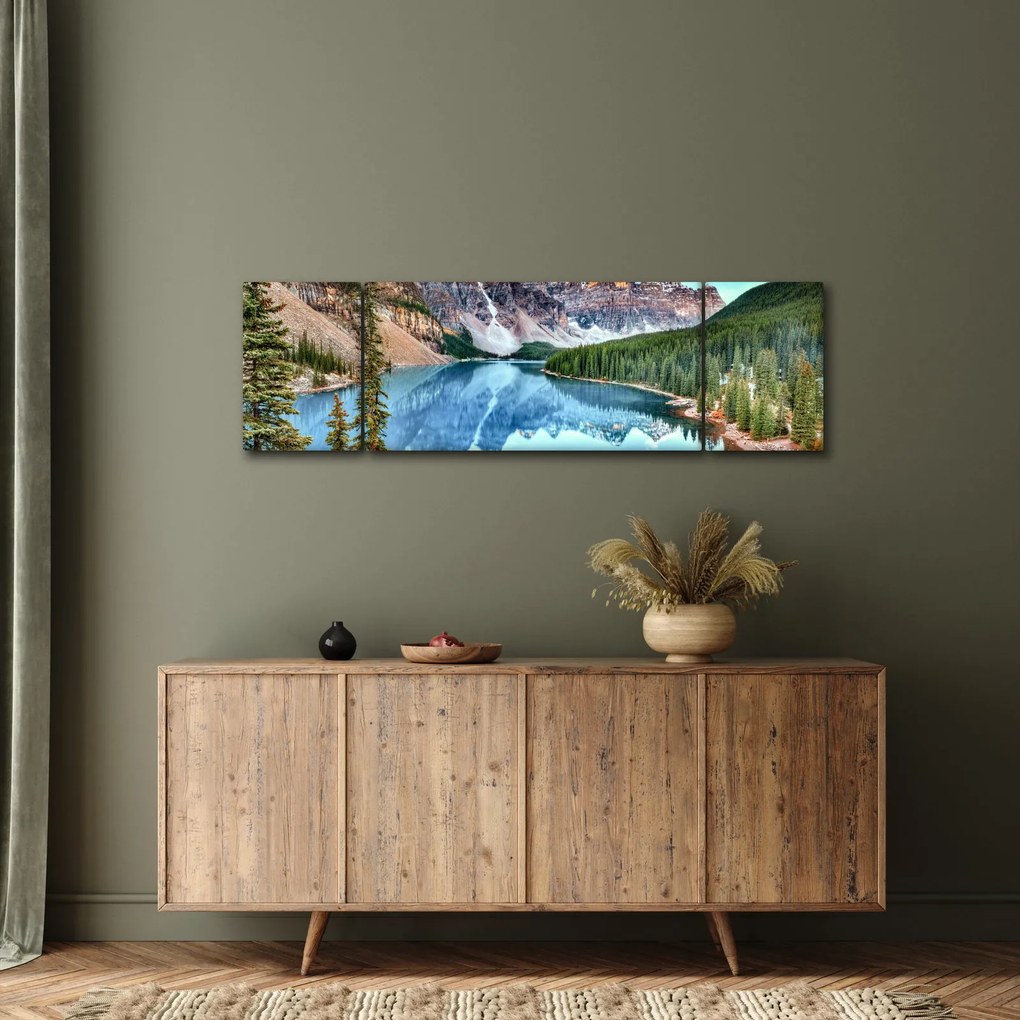 Obraz - Jezioro Morenowe (170x50 cm)