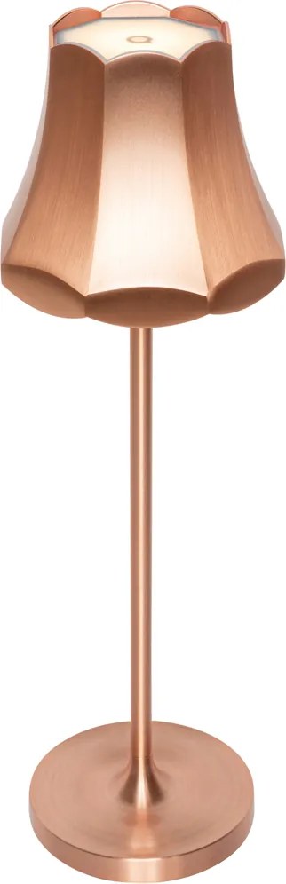 Retro Lampa stołowa miedziana ładowalna IP44 - Granny