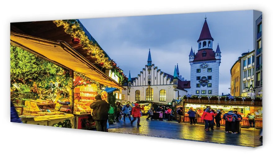 Obraz na płótnie Niemcy Stary rynek święta