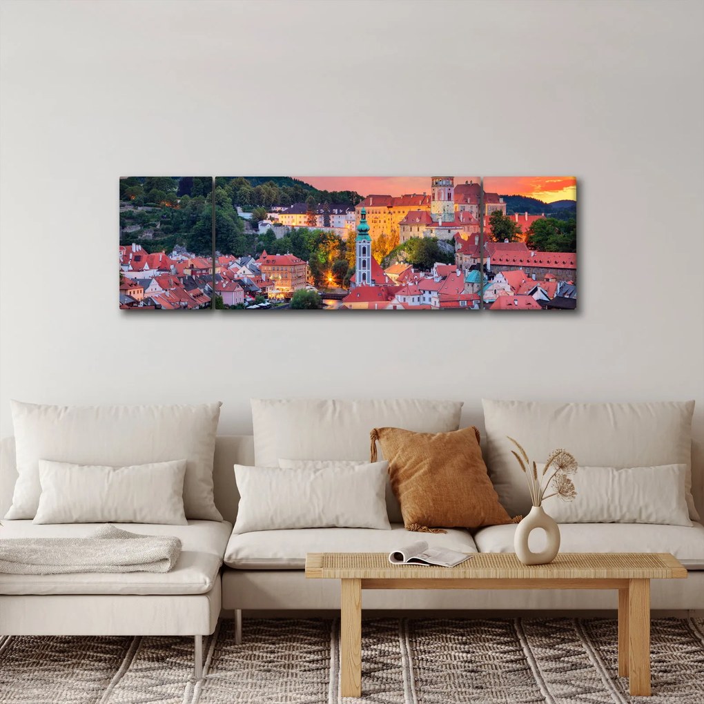 Obraz - Český Krumlov (170x50 cm)